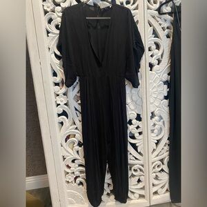 GREEN DRAGON BLACK ONE PIECE JUMPSUIT XS